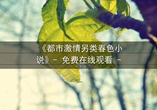 《都市激情另类春色小说》- 免费在线观看 - 第3集HD中字