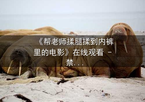 《帮老师揉腿揉到内裤里的电影》在线观看 - 禁忌之恋的隐秘边界