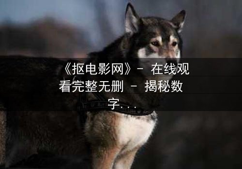 《抠电影网》- 在线观看完整无删 - 揭秘数字时代的隐秘交易