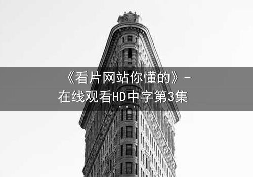 《看片网站你懂的》- 在线观看HD中字第3集 - 当屏幕背后藏着致命陷阱